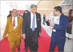 Conversing with Mr. RATAN TATA